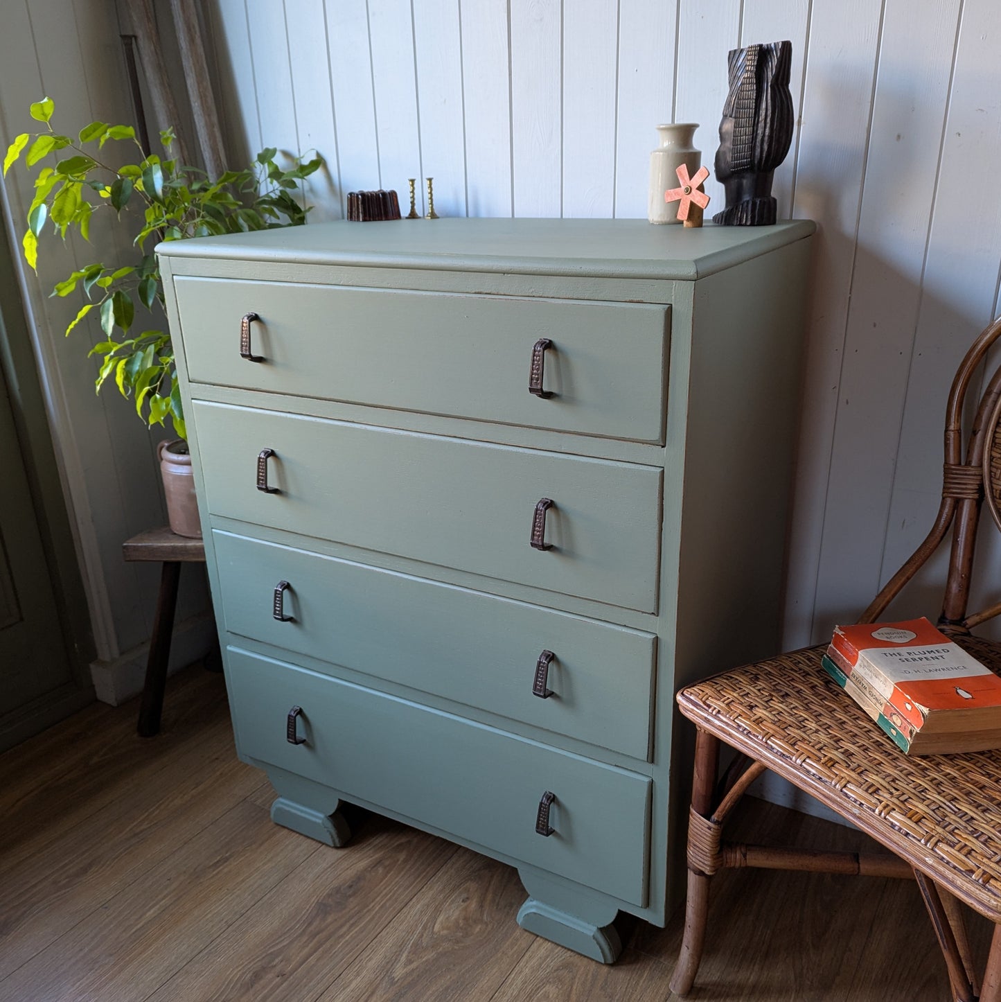 Painted Art Deco Chest of Drawers