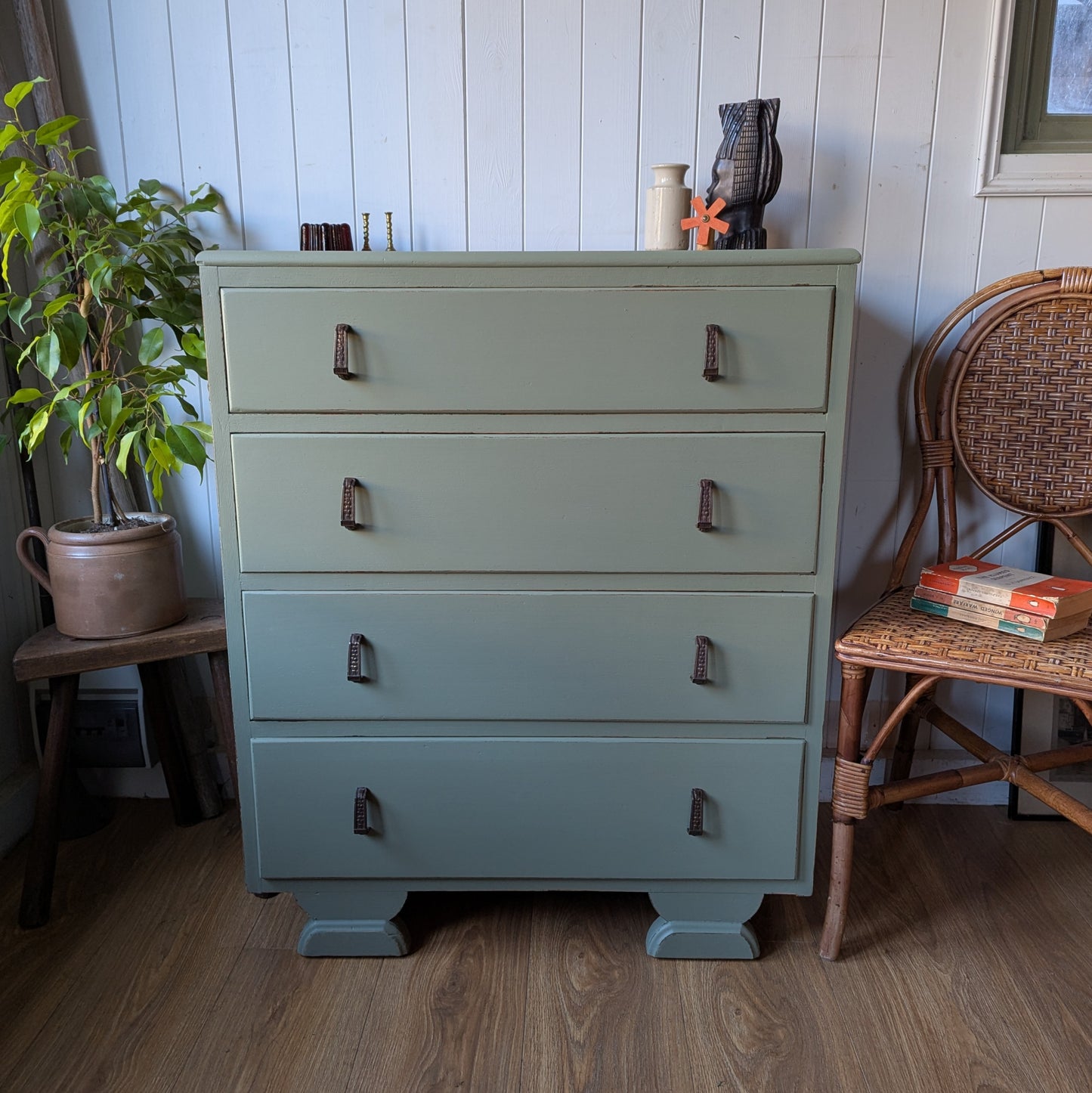 Painted Art Deco Chest of Drawers