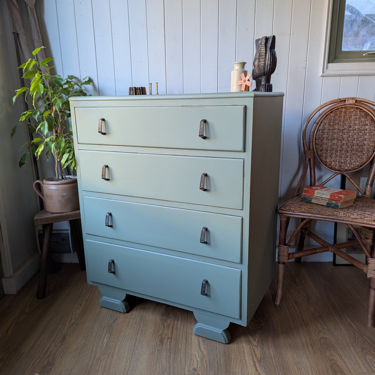 Painted Art Deco Chest of Drawers