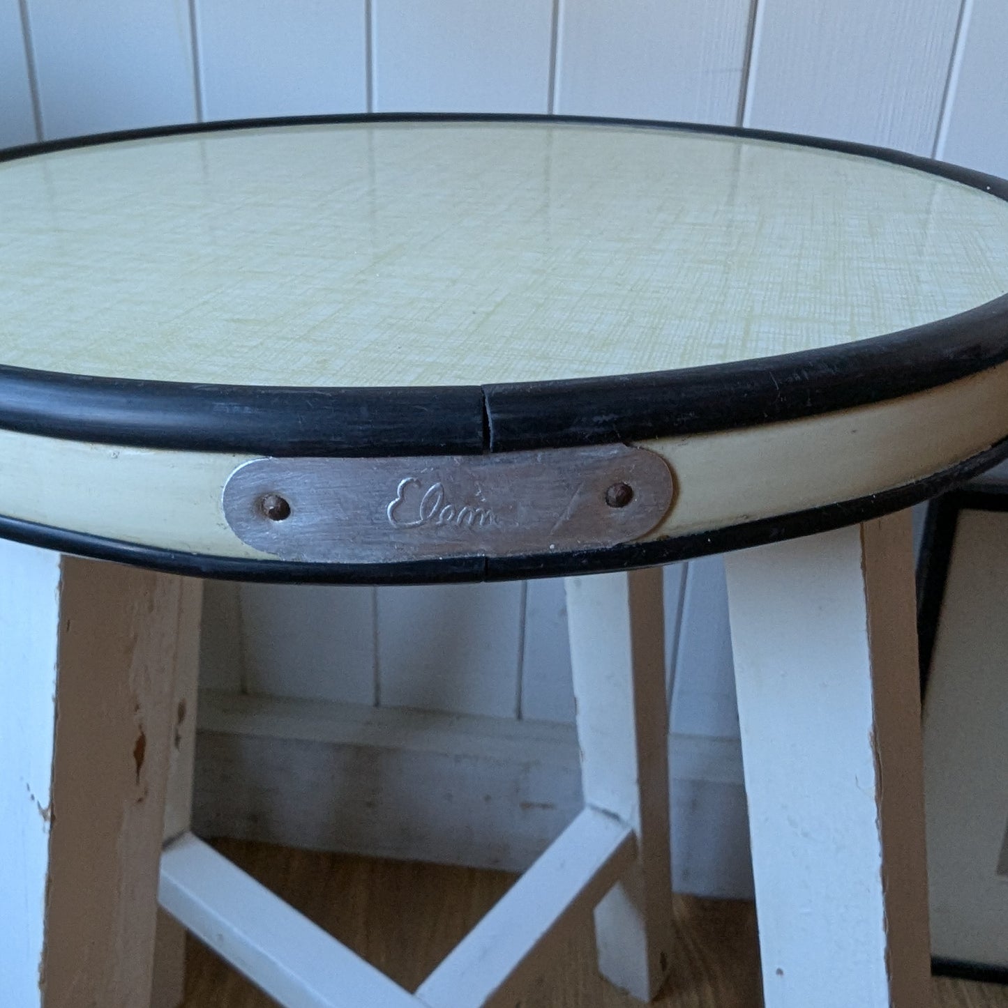 1950s French Kitchen Stool