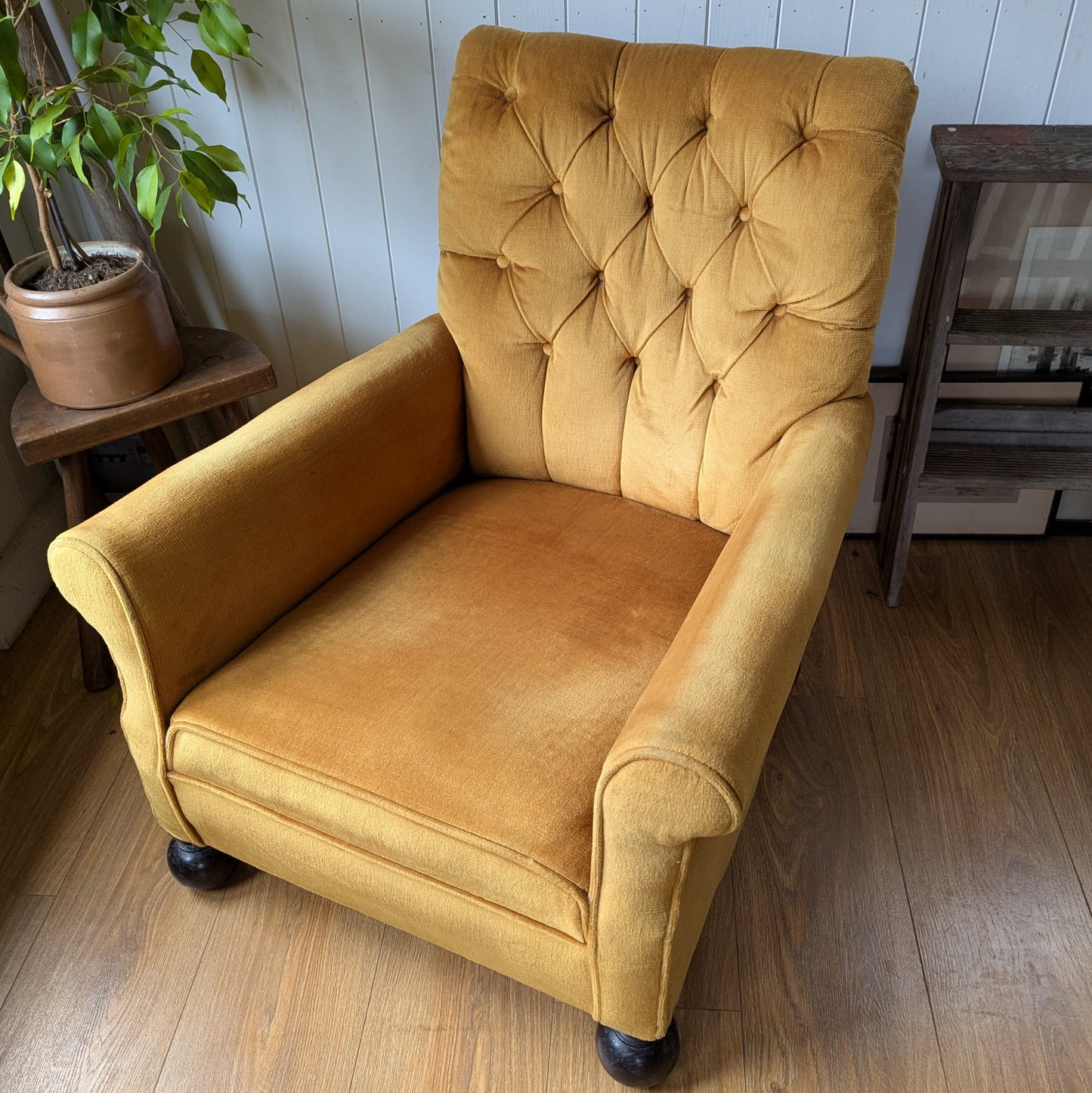 1930s Upholstered Armchair