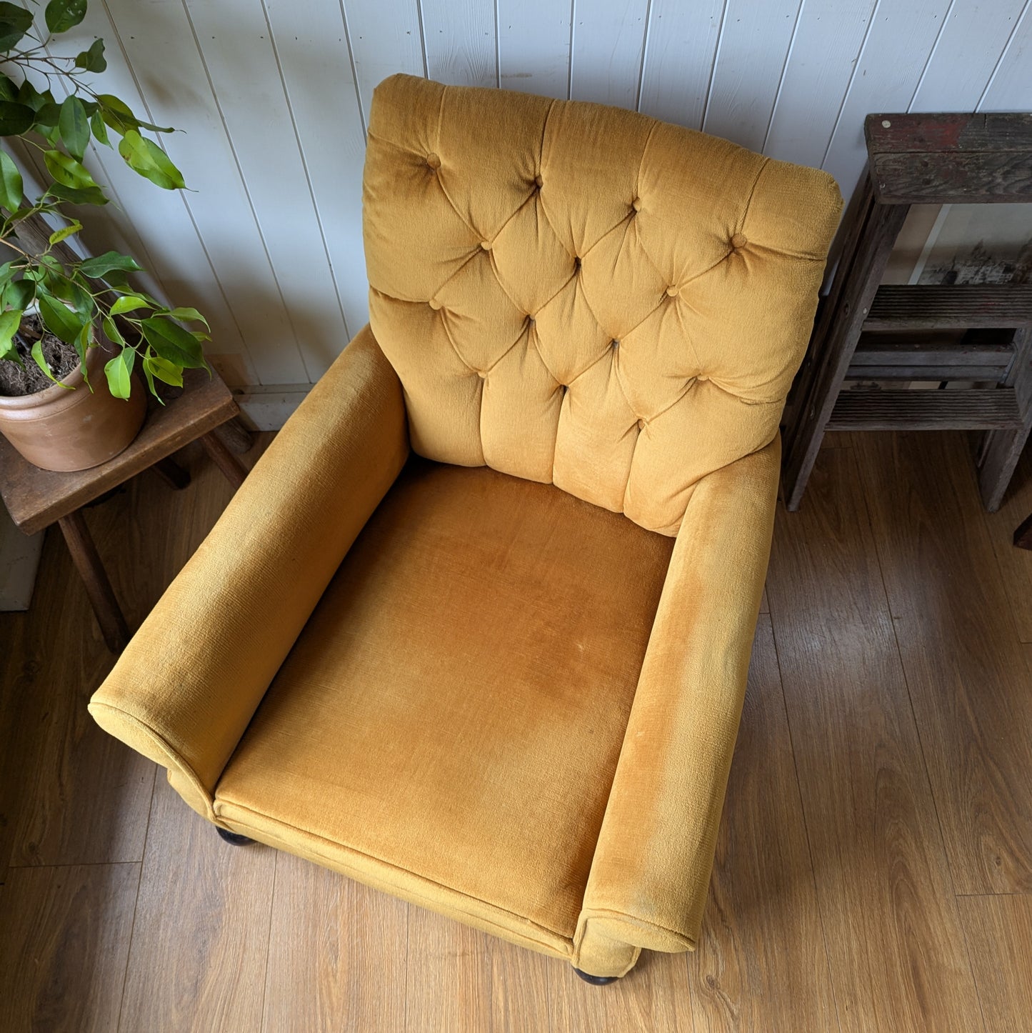 1930s Upholstered Armchair