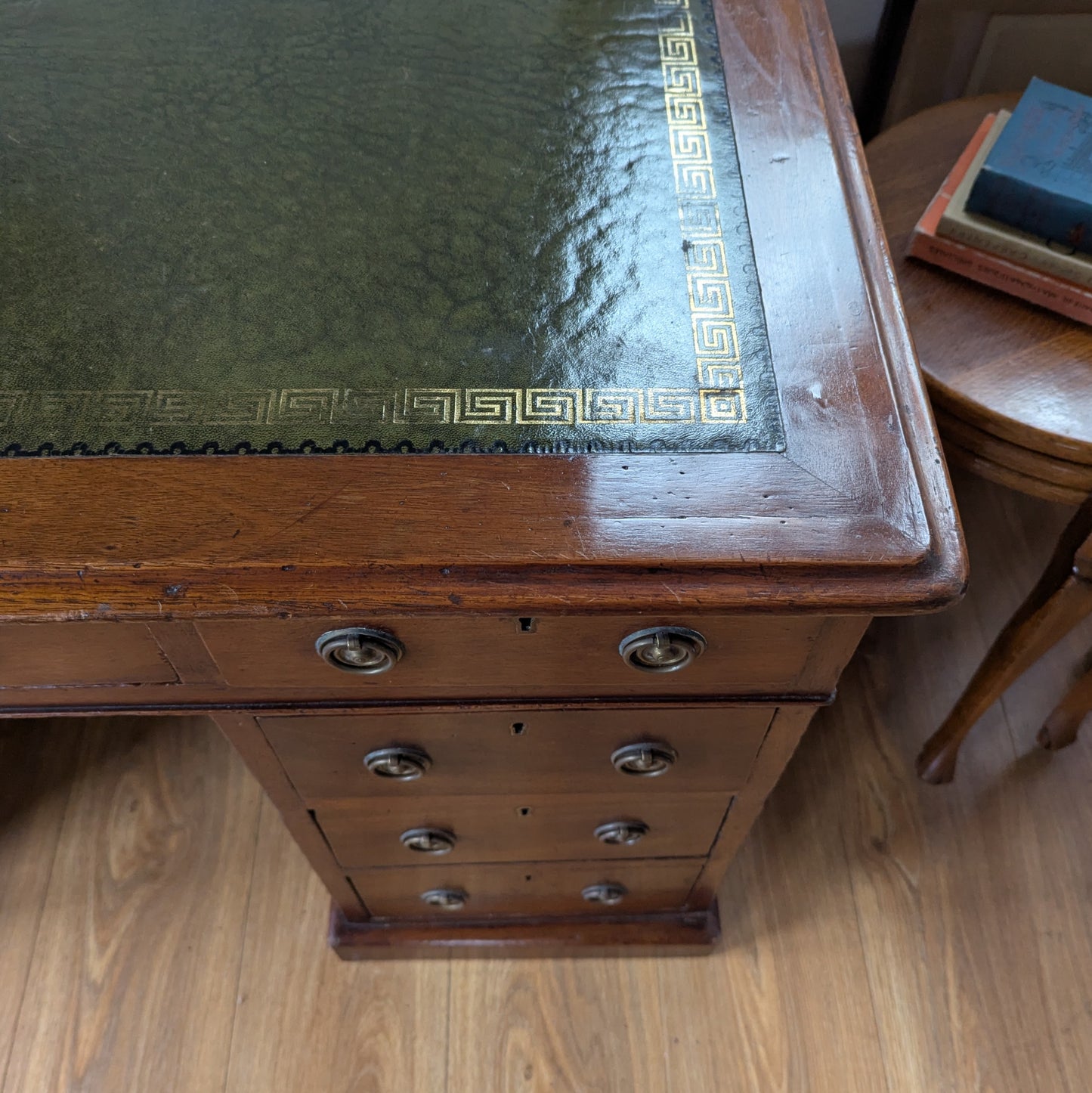 Victorian Twin Pedestal Desk