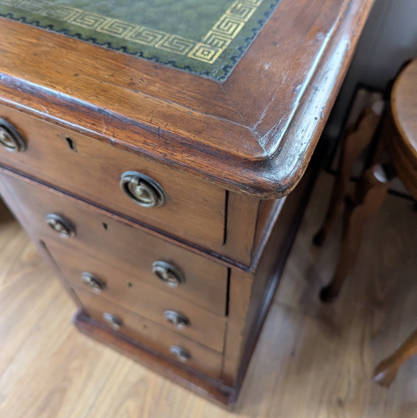 Victorian Twin Pedestal Desk