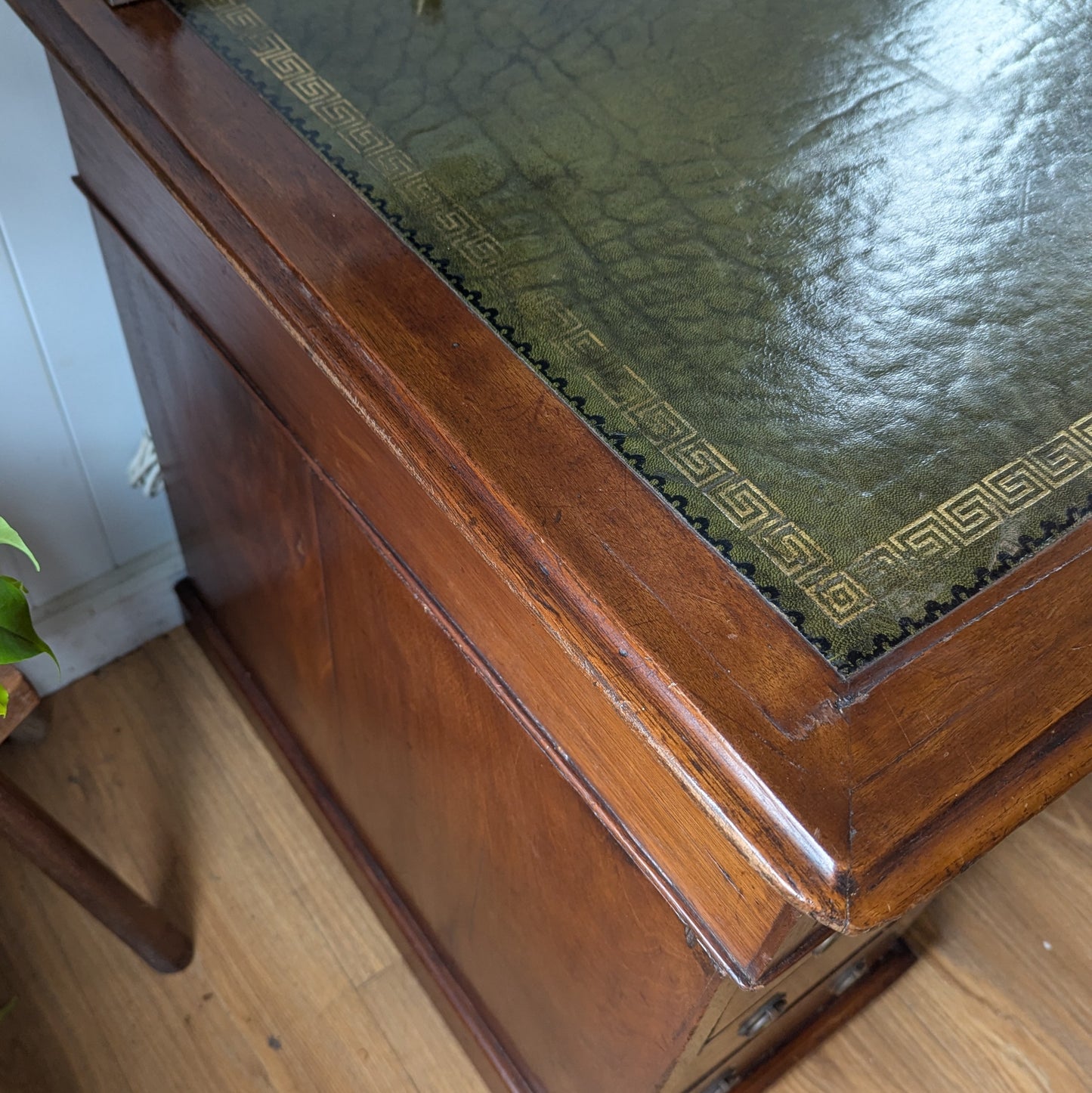 Victorian Twin Pedestal Desk