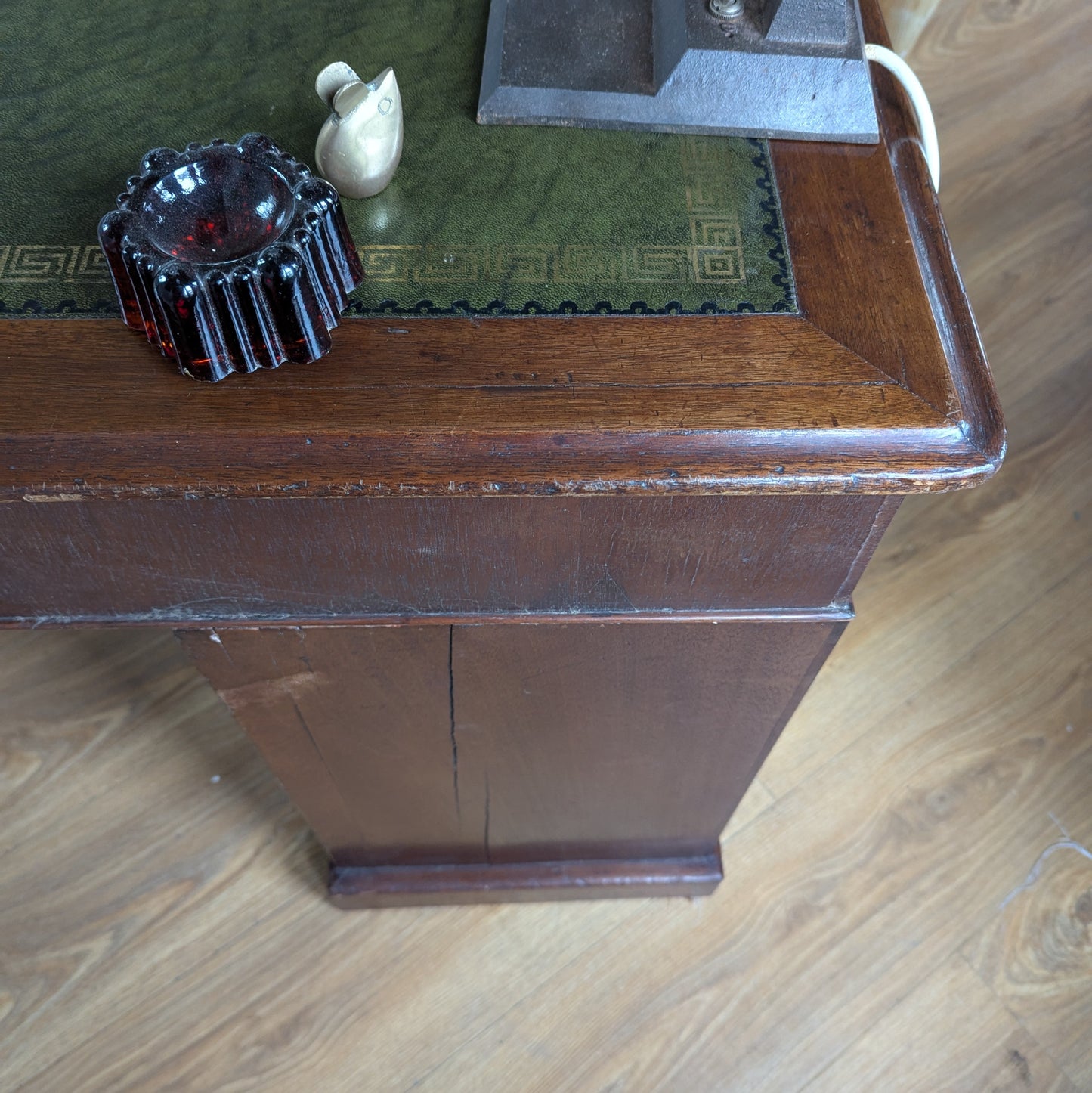 Victorian Twin Pedestal Desk